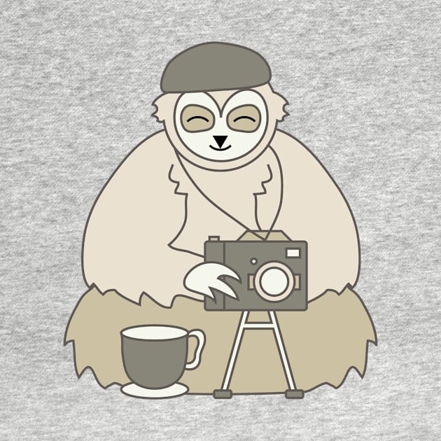 Photographer Sloth by albdesigns